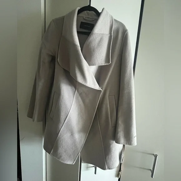 Tahari Nicky Double Face Wool Blend Oversize Coat - Picture 7 of 7